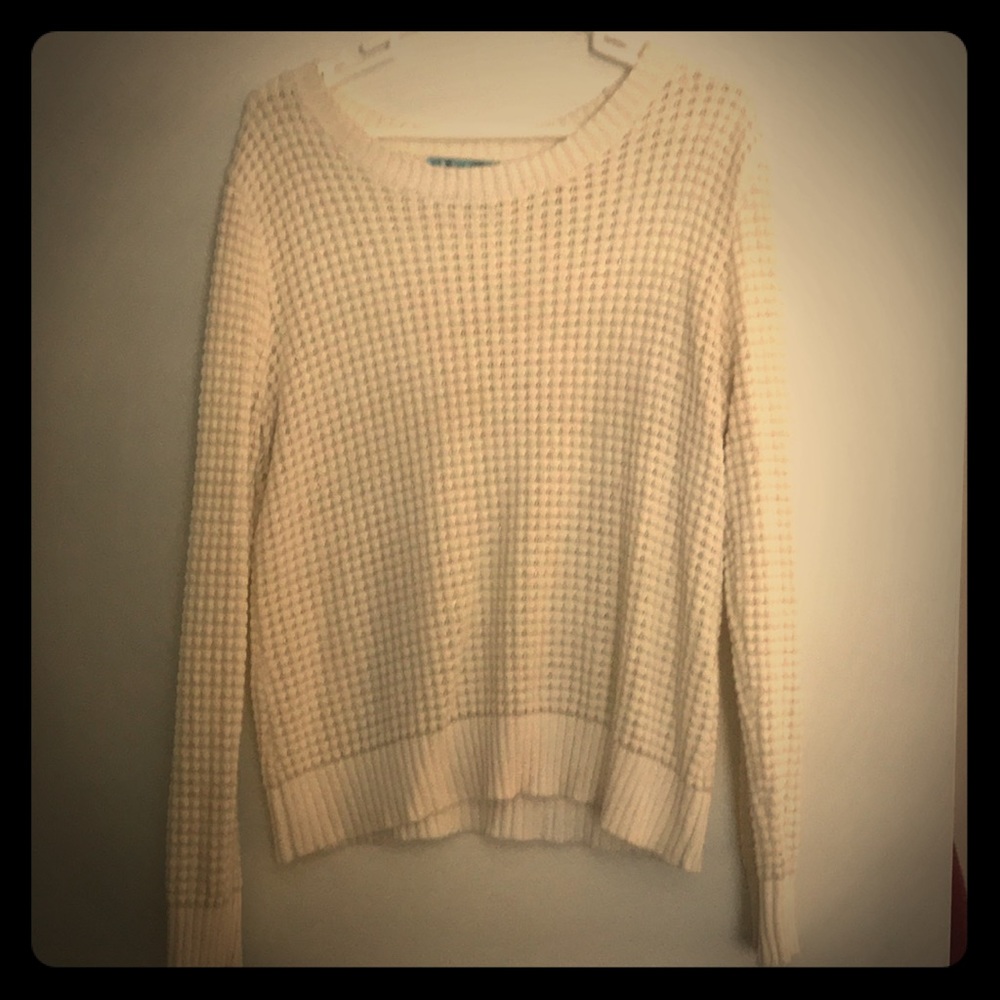 Cream sweater
